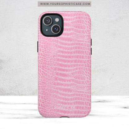 Luxe Leather in Pink - Magsafe Case
