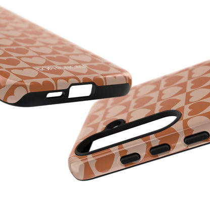 Tough Love in Brown - Tough Phone Case