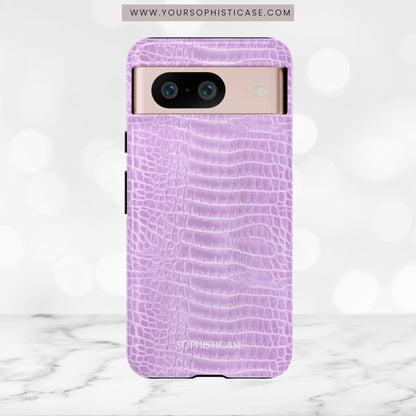 Luxe Leather in Purple - Tough Phone Case