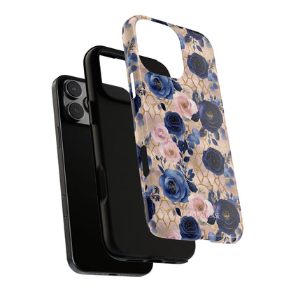 Royal Floral in Navy Blush - Tough Phone Case