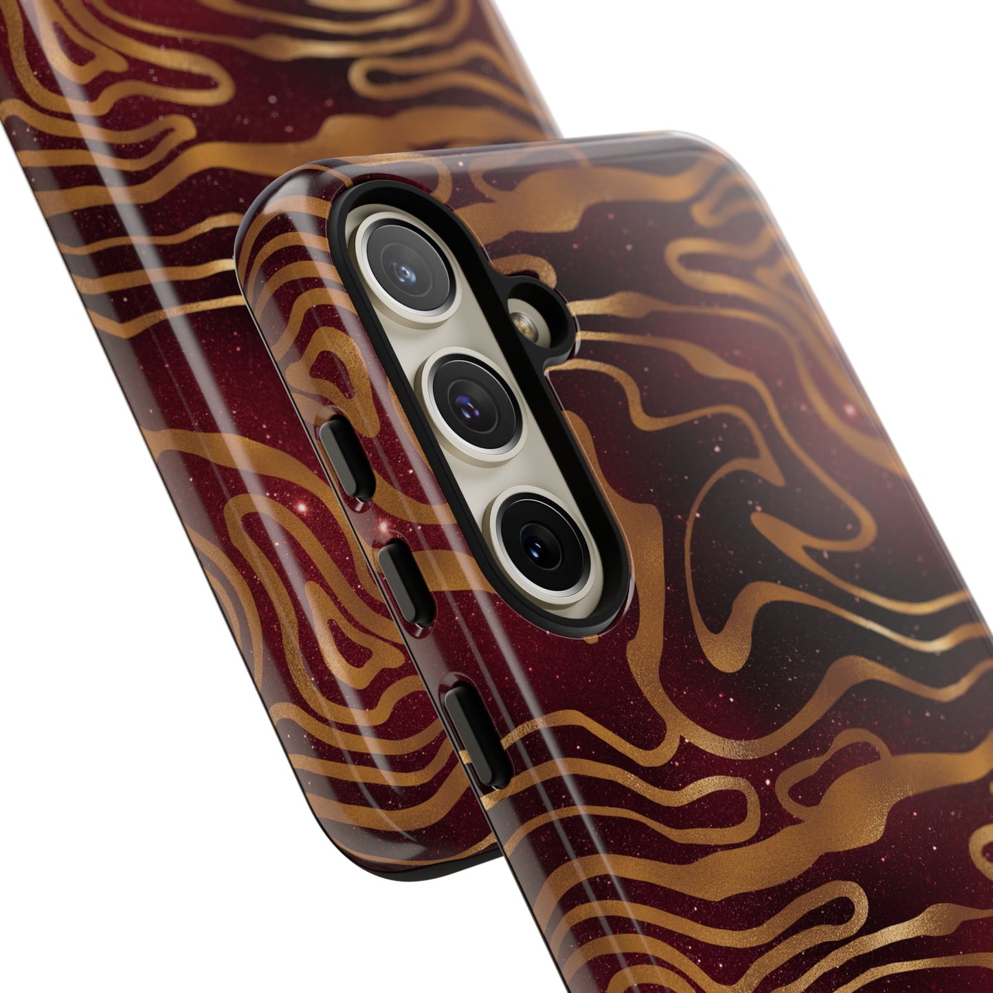 Cosmic Zebra in Red - iPhone Case, Samsung Galaxy Case, Google Pixel Case