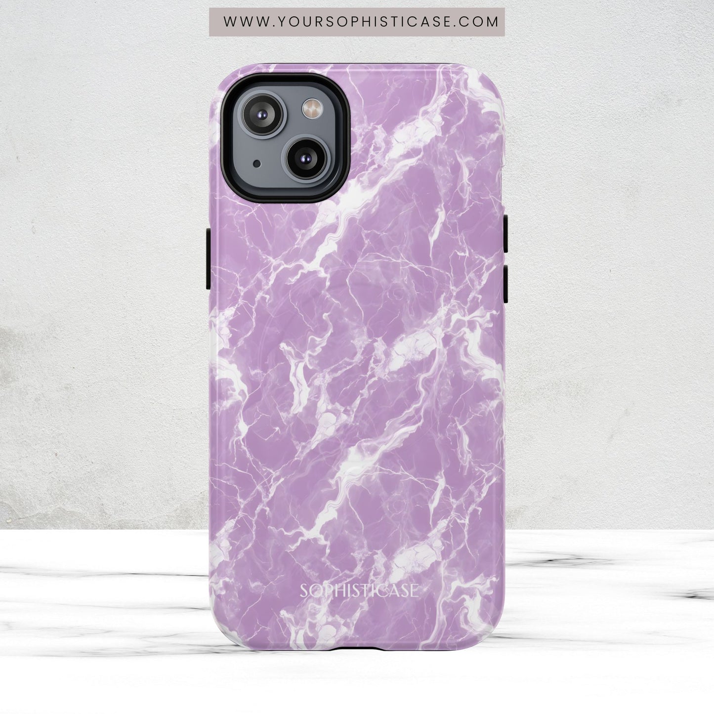 Marble Crush in Purple - Magsafe Case