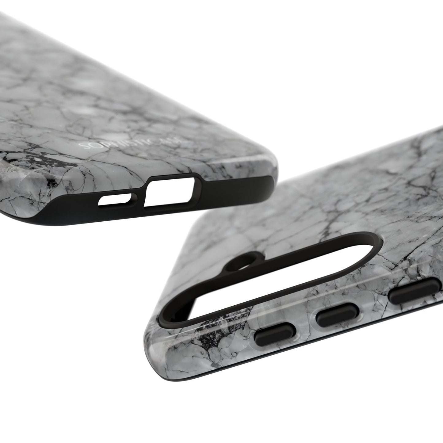 Marble Opulence in Grey - iPhone Case, Samsung Galaxy Case, Google Pixel Case