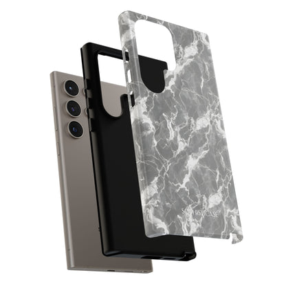 Marble Crush in Charcoal Grey - iPhone Case, Samsung Galaxy Case, Google Pixel Case