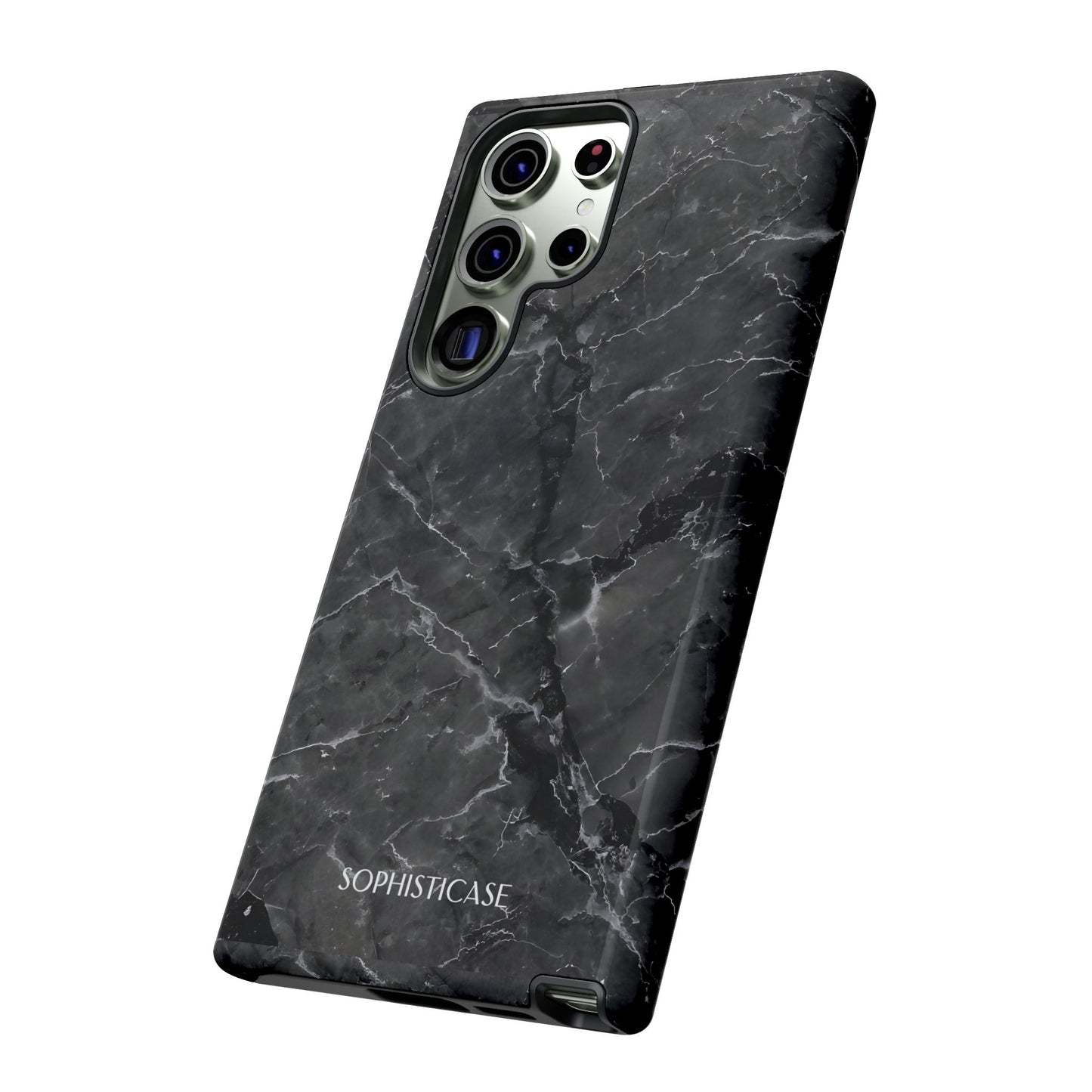 Marble Opulence in Black - iPhone Case, Samsung Galaxy Case, Google Pixel Case