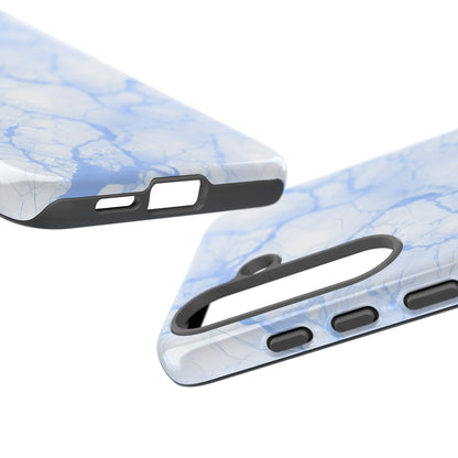 Marble Opulence in Blue - Tough Phone Case