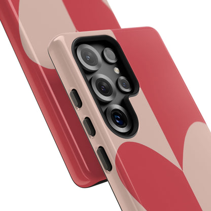 Be Mine in Red and Brown - iPhone Case, Samsung Galaxy Case, Google Pixel Case