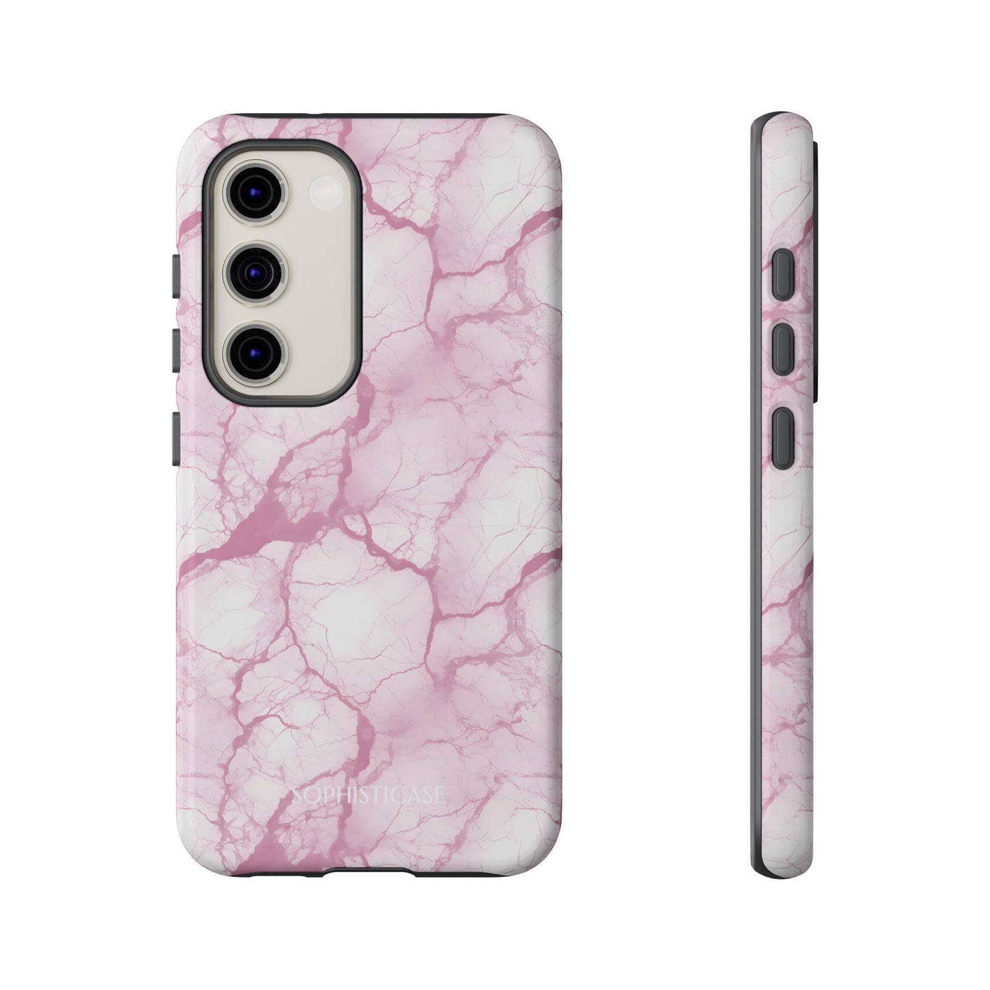 Marble Opulence in Pink - Tough Phone Case