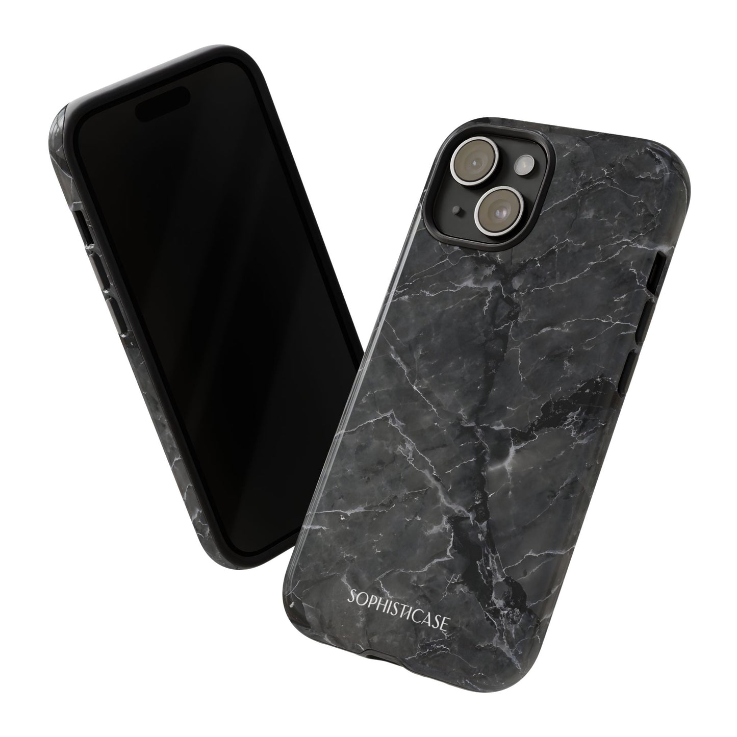 Marble Opulence in Black - iPhone Case, Samsung Galaxy Case, Google Pixel Case