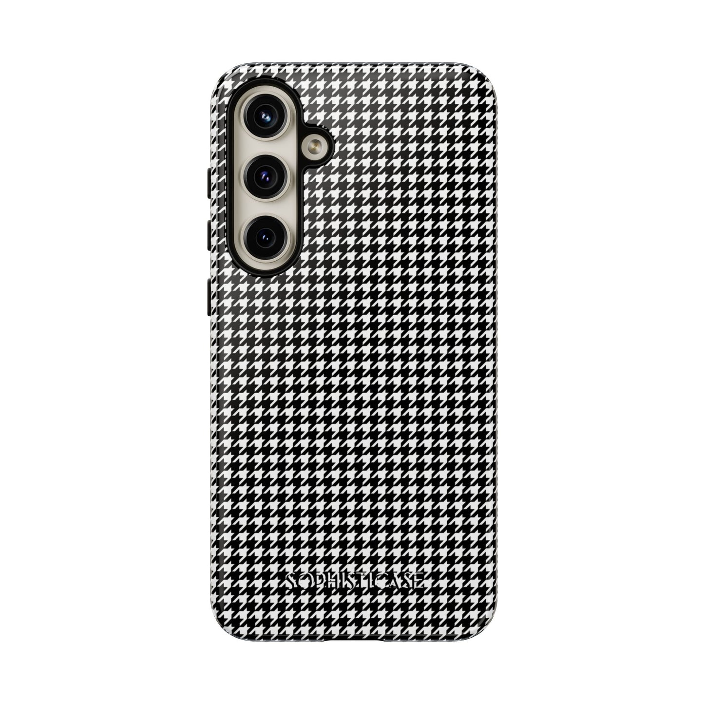 Tough Case - Houndstooth in Black