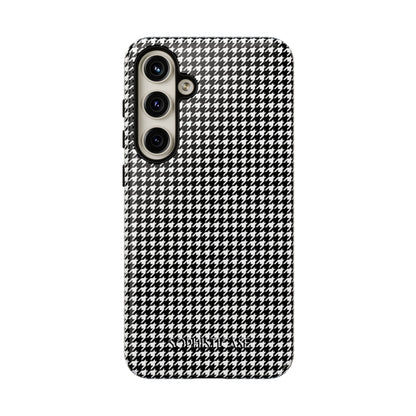 Tough Case - Houndstooth in Black