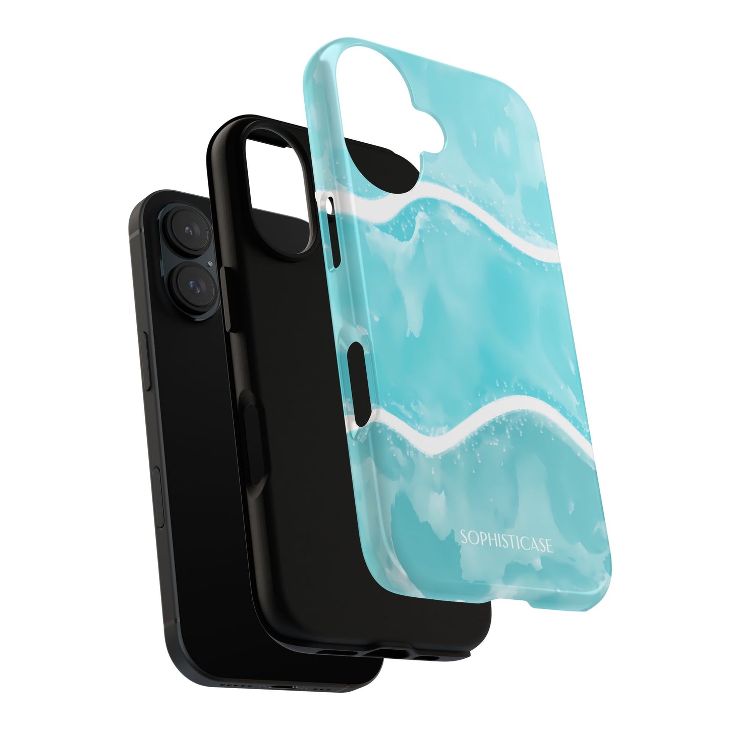 Serenity in Aqua - iPhone Case
