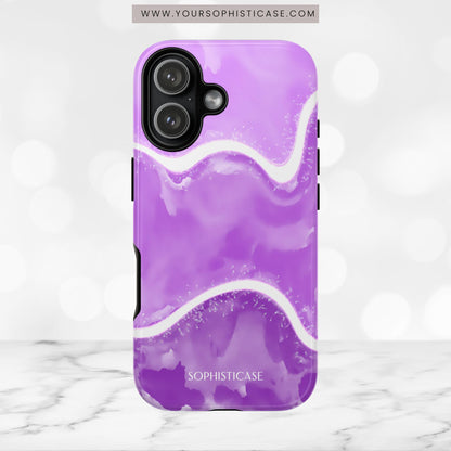 Serenity in Deep Purple - iPhone Case
