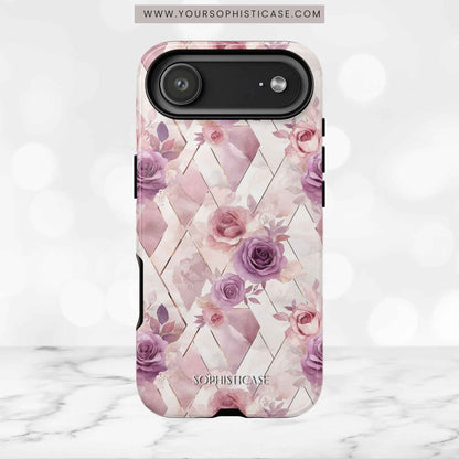 Royal Floral in Mauve Rose - Tough Phone Case