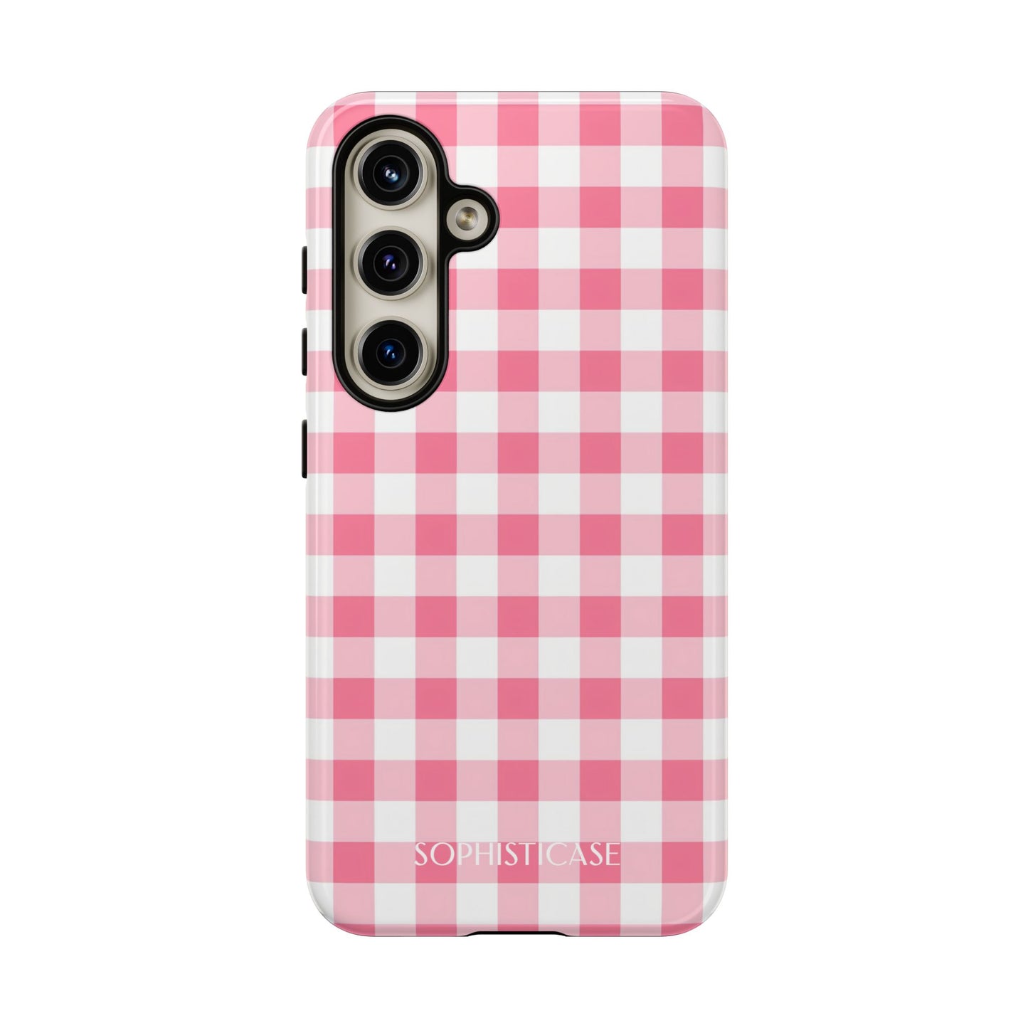 Tough Case - Gingham in Salmon