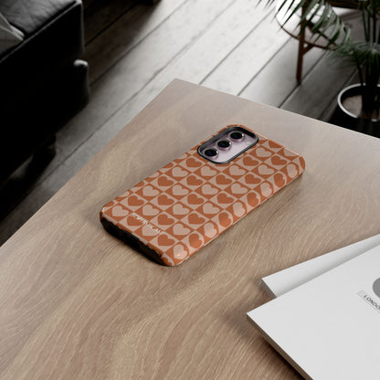 Tough Love in Brown - Tough Phone Case