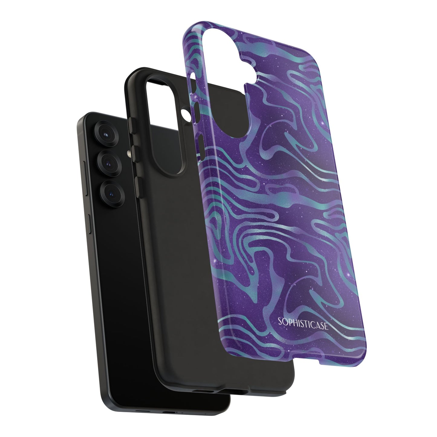 Cosmic Gold in Blue & Purple - iPhone Case, Samsung Galaxy Case, Google Pixel Case