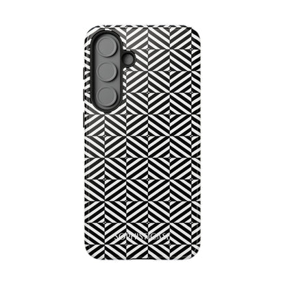 Illusions in Black - Tough Phone Case for Samsung Galaxy