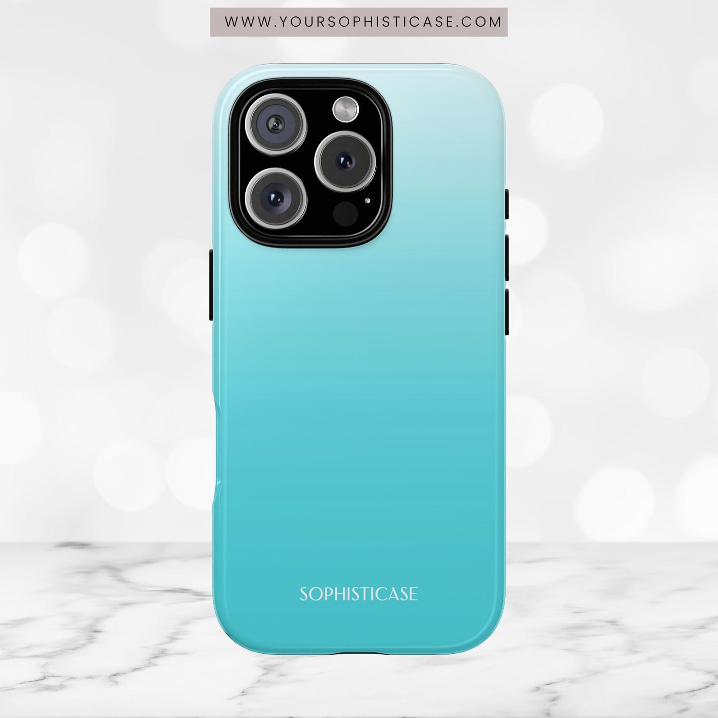 Heavenly in Aqua - Tough Phone Case