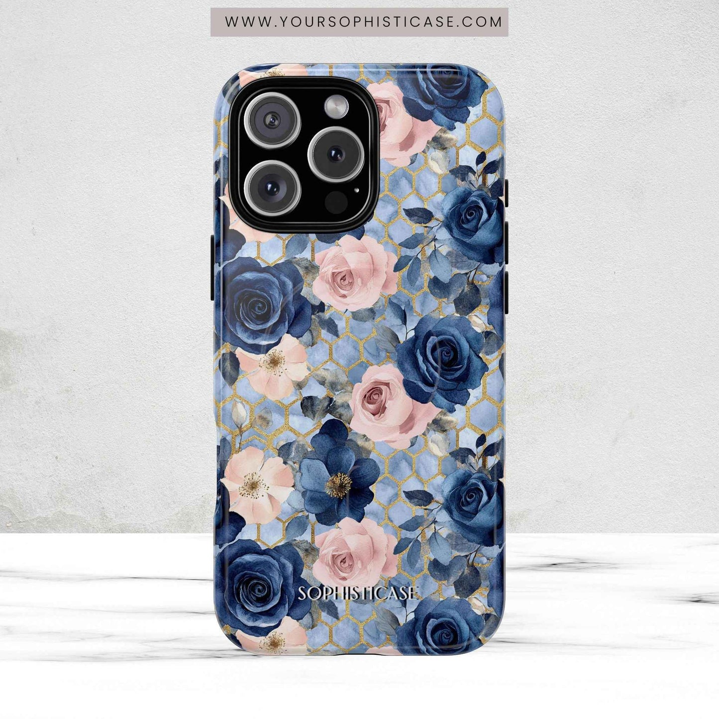 Royal Floral in Gilded Sky - iPhone Magsafe Case