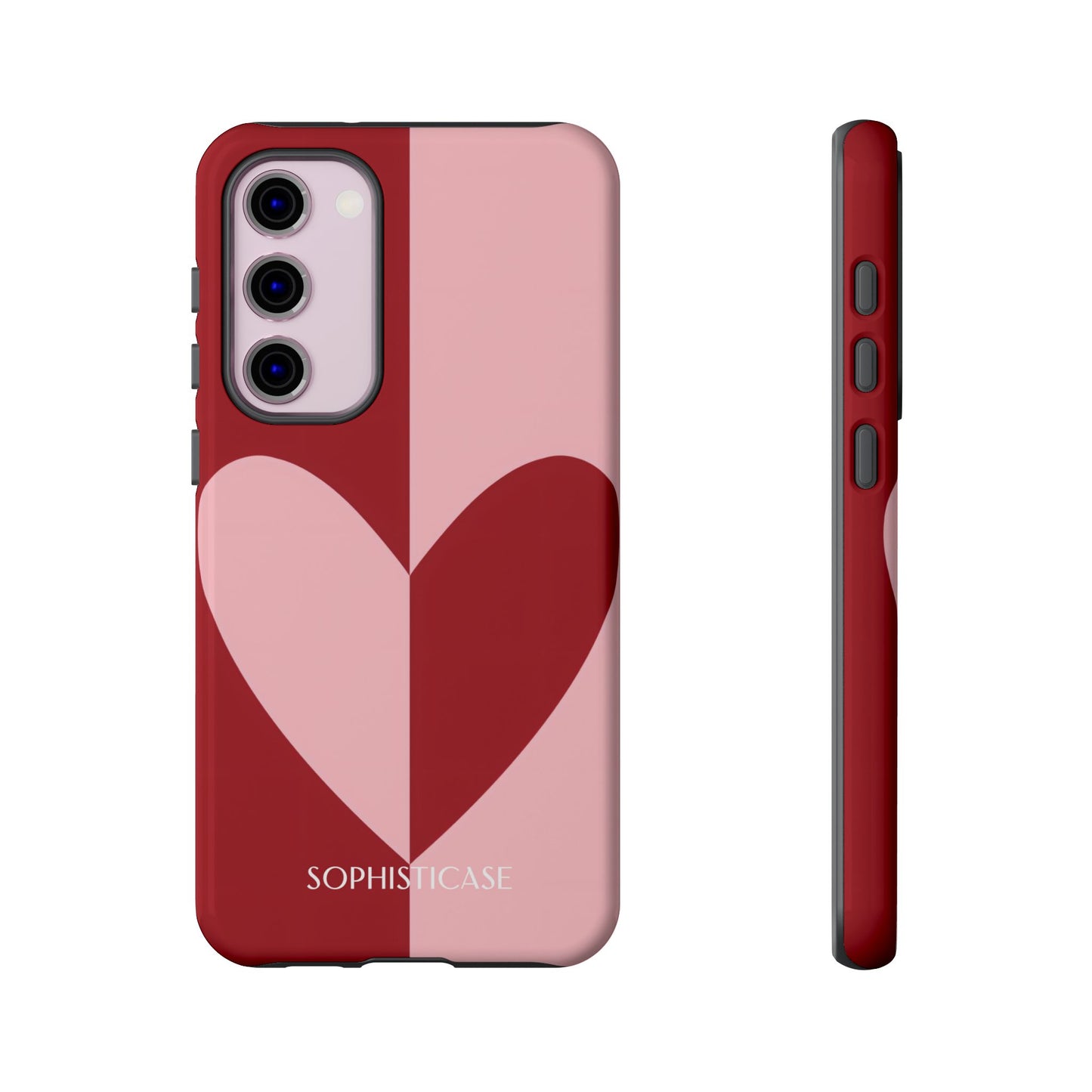 Be Mine in Red and Pink - iPhone Case, Samsung Galaxy Case, Google Pixel Case