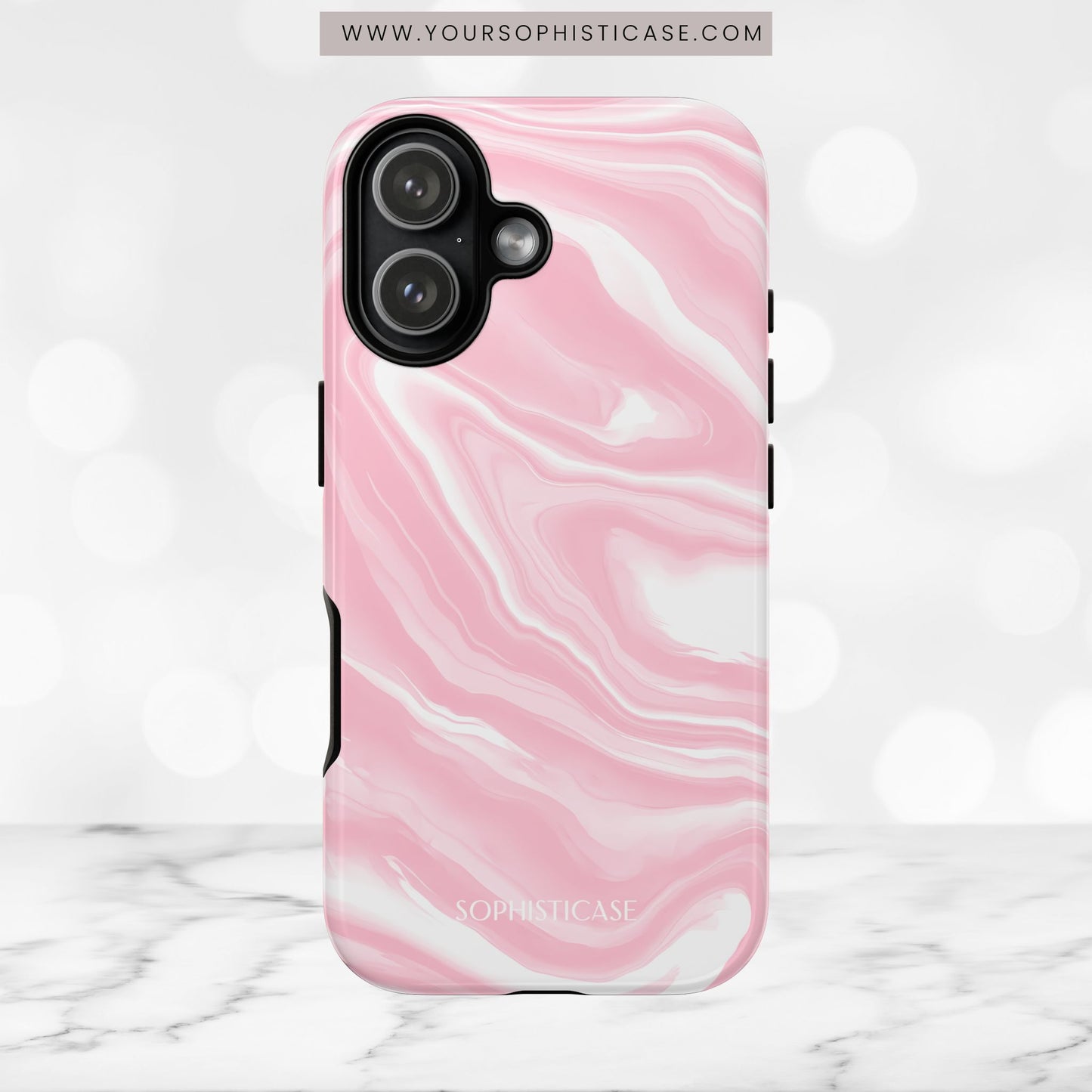 Liquid Dreams in Pink - iPhone Case