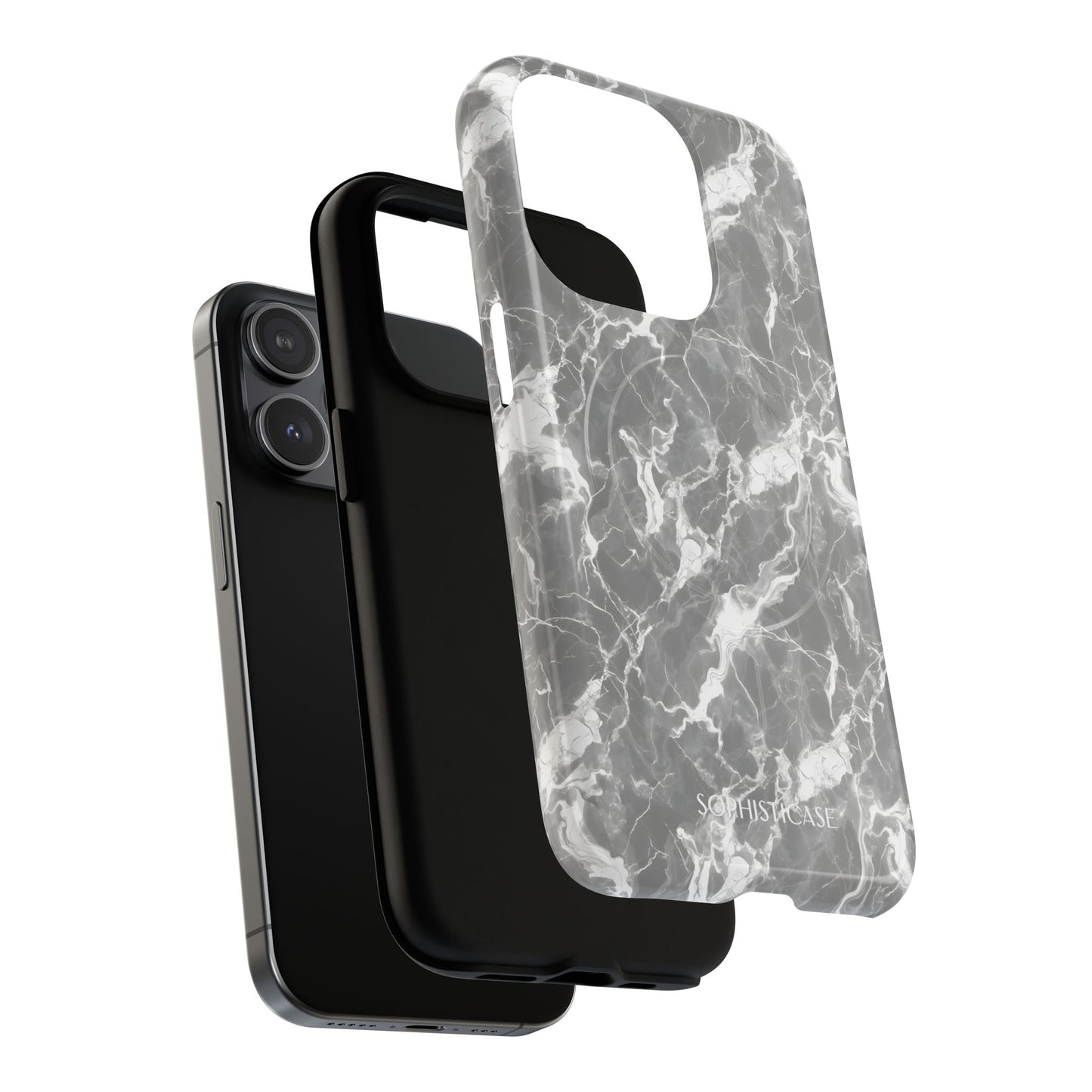 Marble Crush in Grey - Magsafe Case