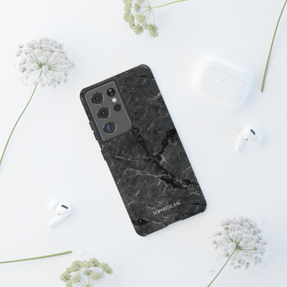 Marble Opulence in Black - iPhone Case, Samsung Galaxy Case, Google Pixel Case