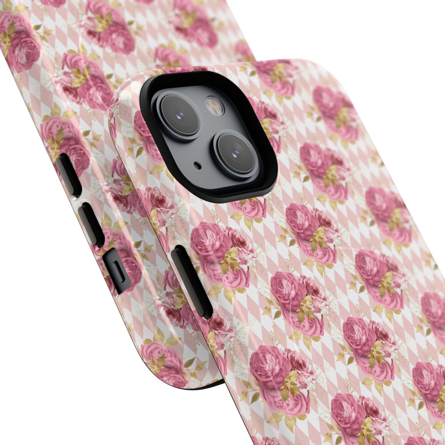 Rose Diamond Romance in Sienna - Magsafe Phone Case
