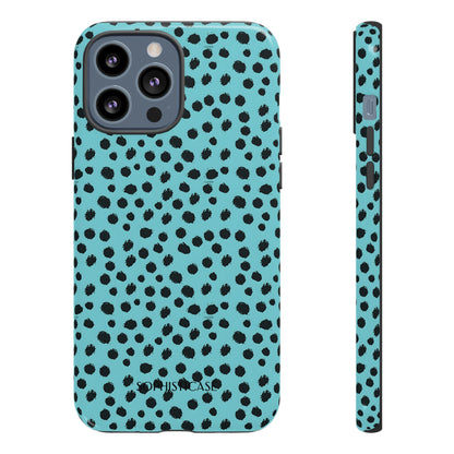 Cheetahs and Liars in Aqua - iPhone Case