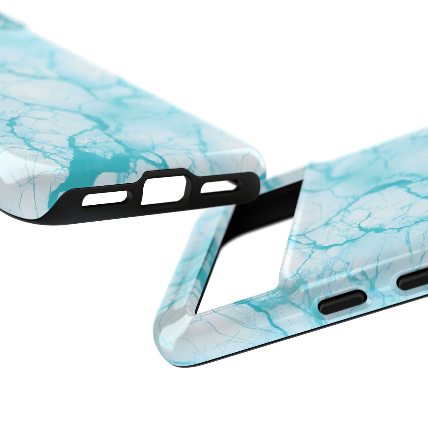 Marble Opulence in Aqua - Tough Phone Case