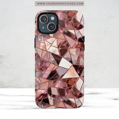 Rose' Runway in Merlot Mosaic - Magsafe Case