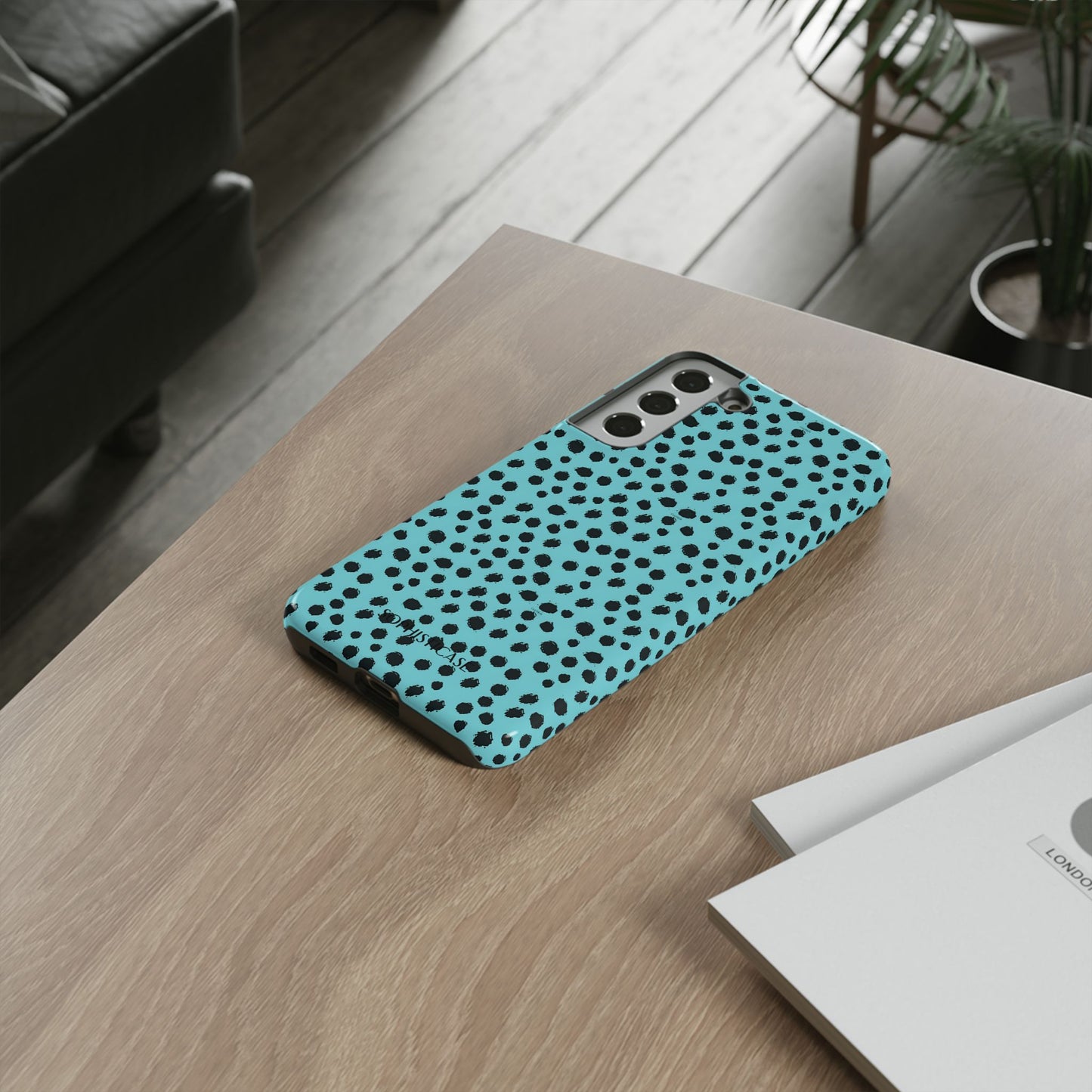 Cheetahs and Liars in Aqua - Tough Phone Case