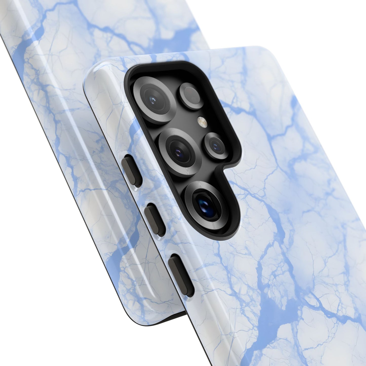 Marble Opulence in Blue - Tough Phone Case