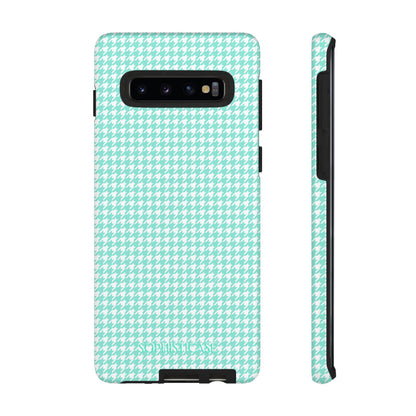 Tough Case - Houndstooth in Green