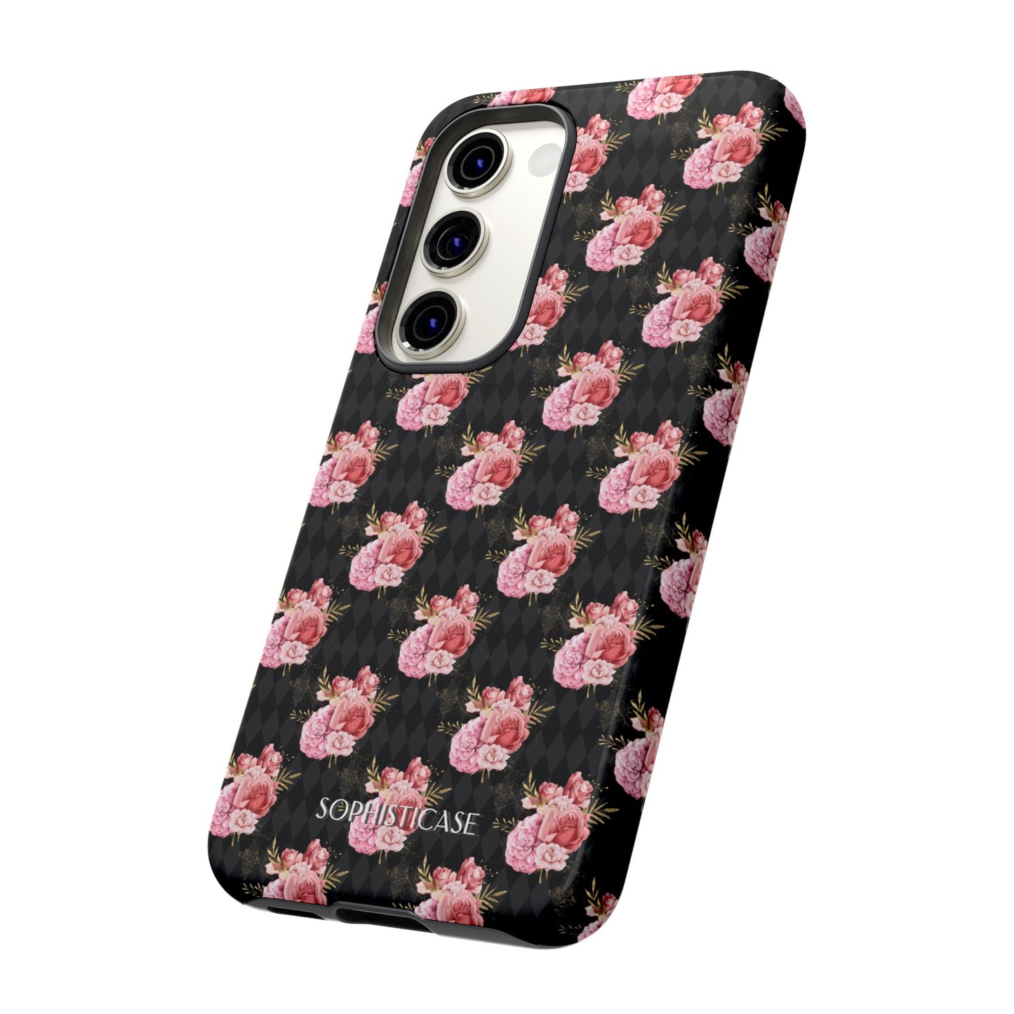 Rose Diamond Romance in Vivienne - Tough Phone Case