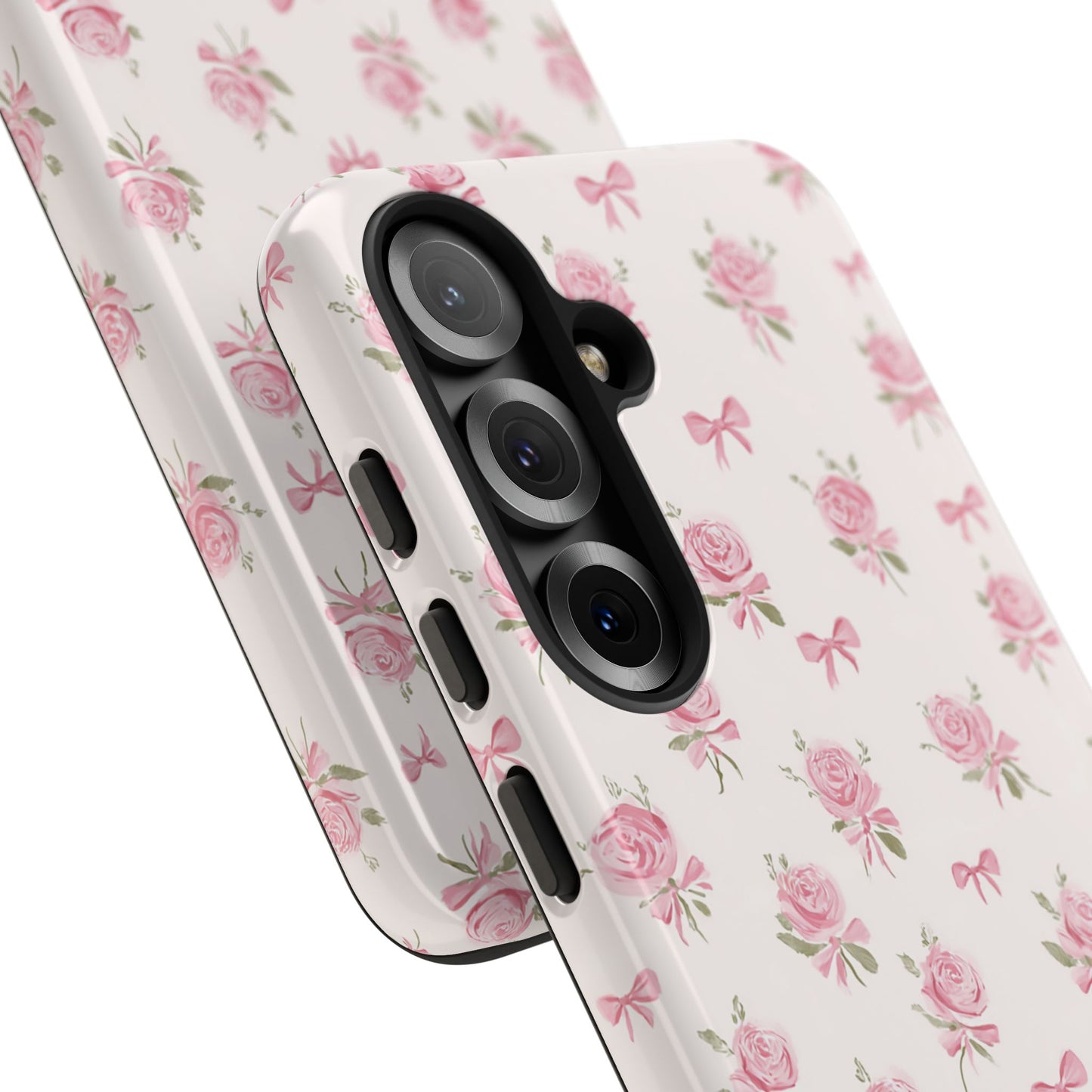 The Sweetest Thing in Coquette Roses and Bows - iPhone Case, Samsung Galaxy Case, Google Pixel Case