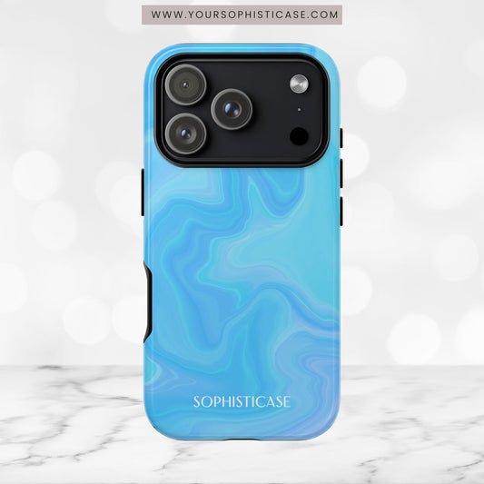 Liquid Magic in Blue - iPhone Case
