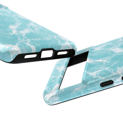 Marble Crush in Aqua - Tough Phone Case