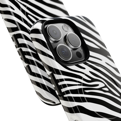 Dark Thoughts in Urban Zebra - iPhone Magsafe Case