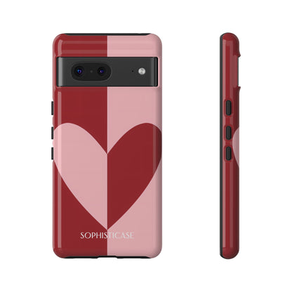 Be Mine in Red and Pink - iPhone Case, Samsung Galaxy Case, Google Pixel Case
