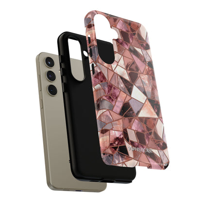 Rose' Runway in Merlot Mosaic - Tough Phone Case