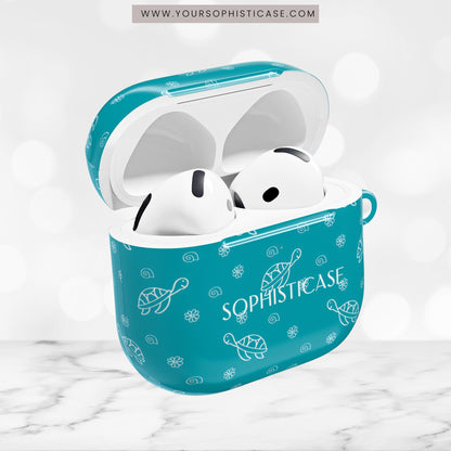 AirPod Cases - Turtle Island in Aqua