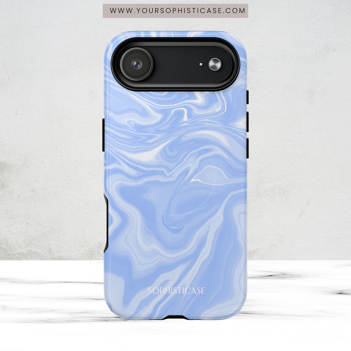 Liquid Dreams in Smoke Blue - Magsafe Case