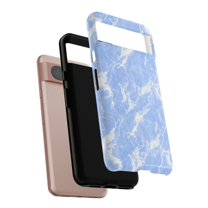 Marble Crush in Blue - Tough Phone Case