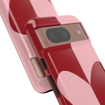 Be Mine in Red and Pink - iPhone Case, Samsung Galaxy Case, Google Pixel Case