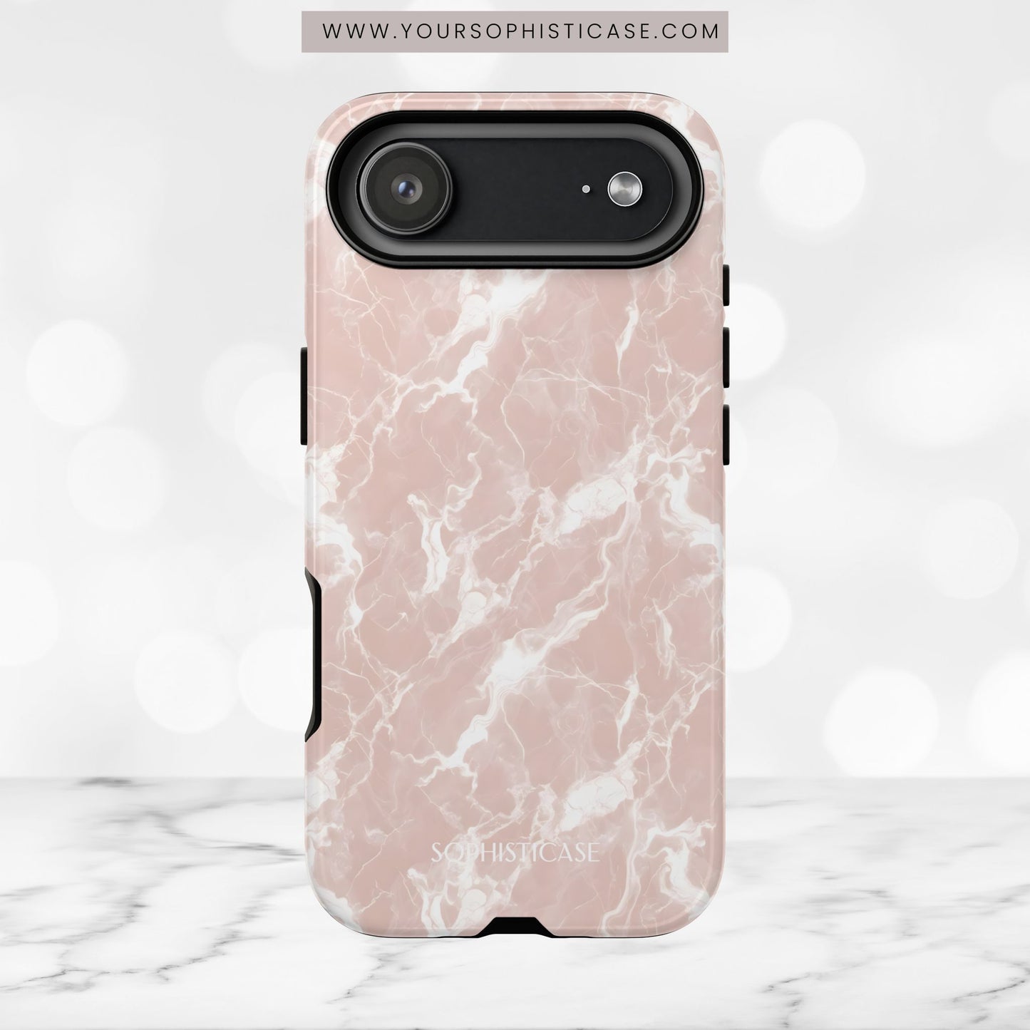 Marble Crush in Neutral Beige - iPhone Case