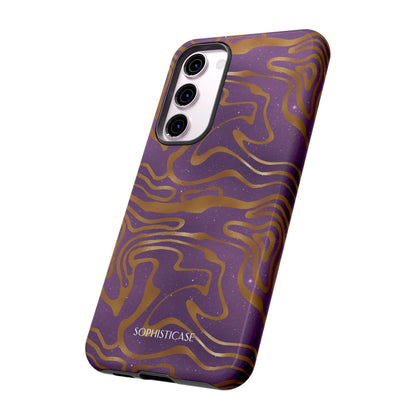 Cosmic Gold in Purple - iPhone Case, Samsung Galaxy Case, Google Pixel Case