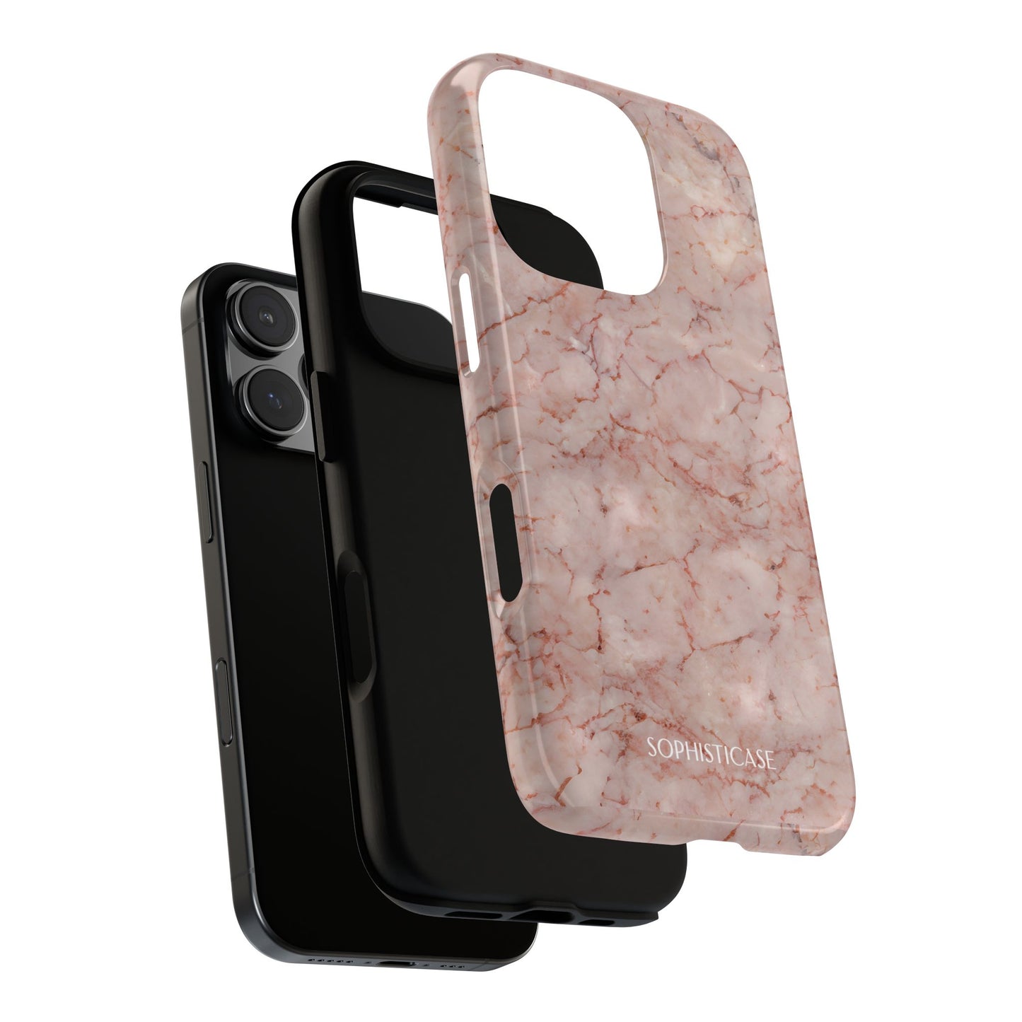 Marble Opulence in Pink - iPhone Case, Samsung Galaxy Case, Google Pixel Case