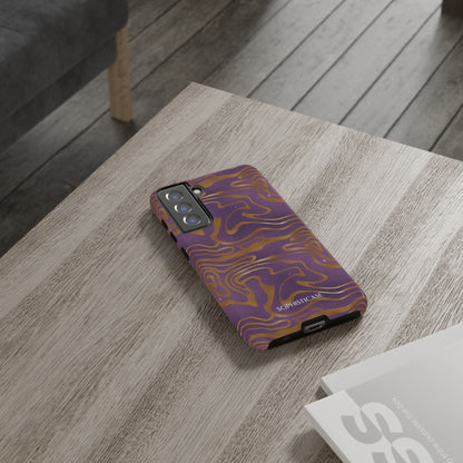Cosmic Zebra in Purple - iPhone Case, Samsung Galaxy Case, Google Pixel Case